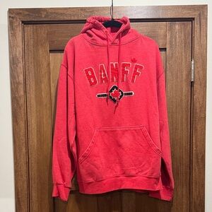 Red Hoodie with Banff Logo